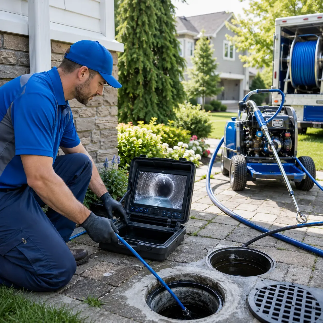 Outdoor drain cleaning professionals serving Beecher, IL